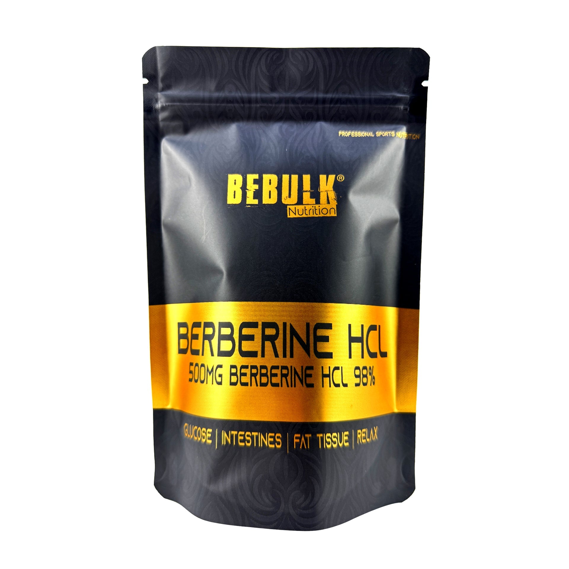 Berberin HCL 98 % 500 mg – Vegan – BeBulk Nutrition