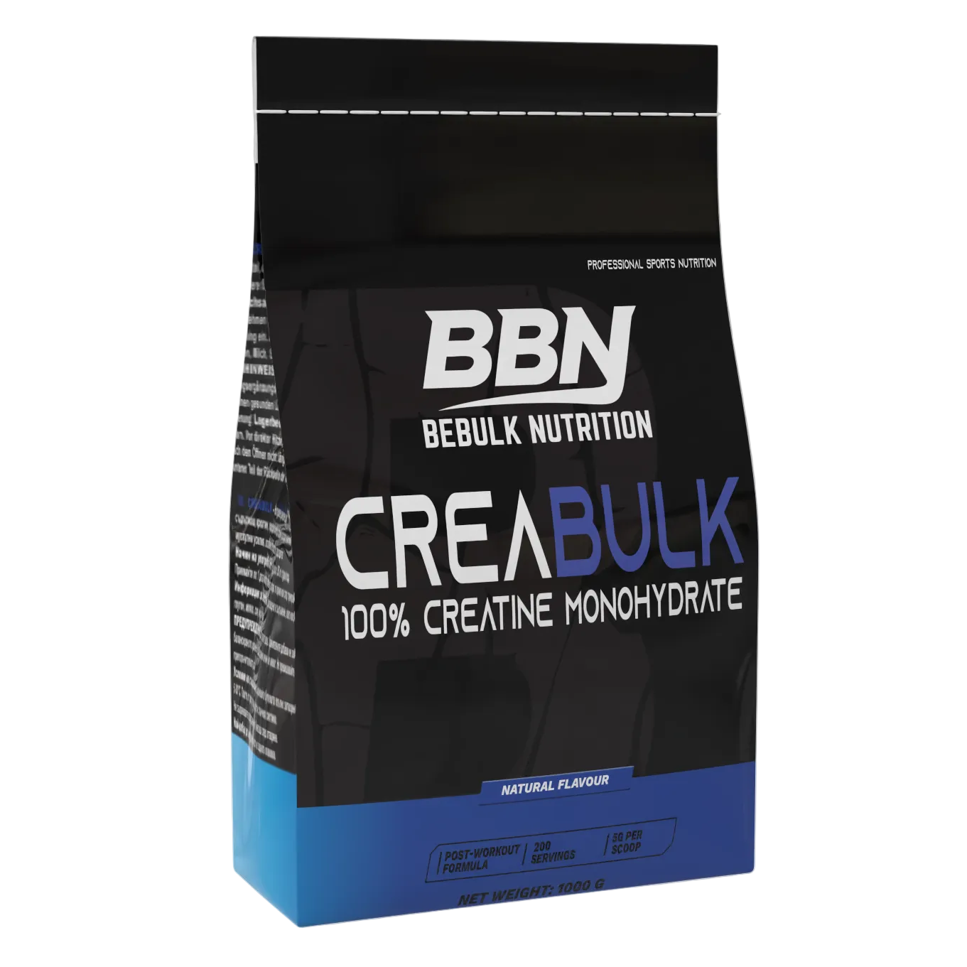 CreaBulk – 100 % mikronisiertes Kreatinmonohydrat – BeBulk Nutrition