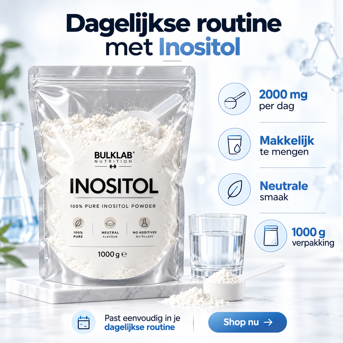 Inositol-Pulver – BulkLab Nutrition