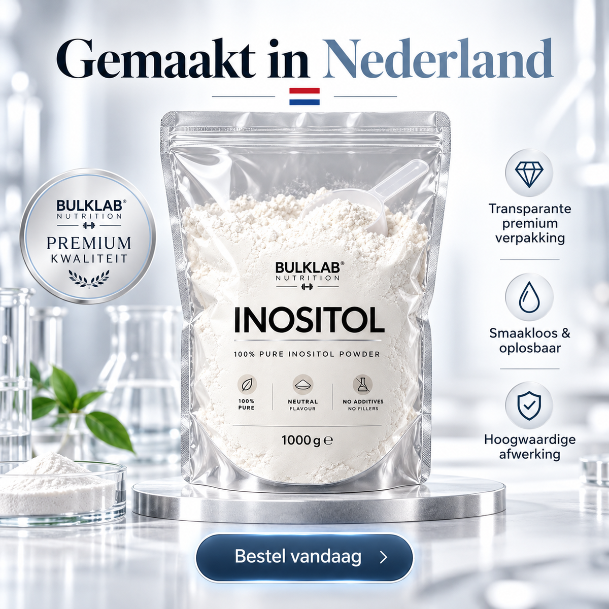 Inositol-Pulver – BulkLab Nutrition