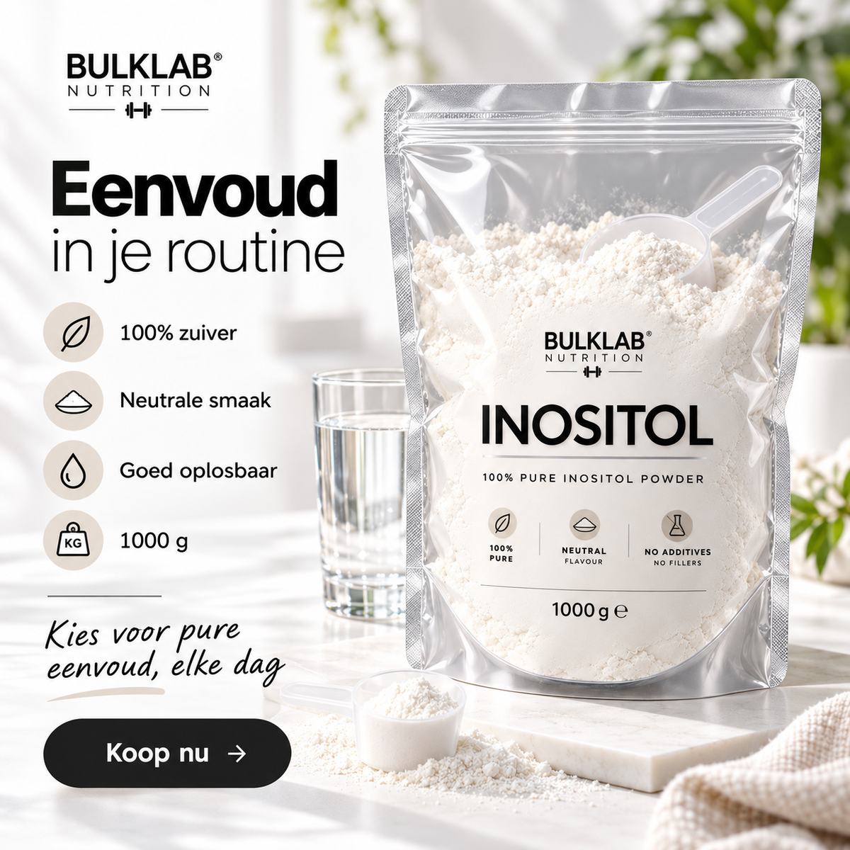 Inositol-Pulver – BulkLab Nutrition