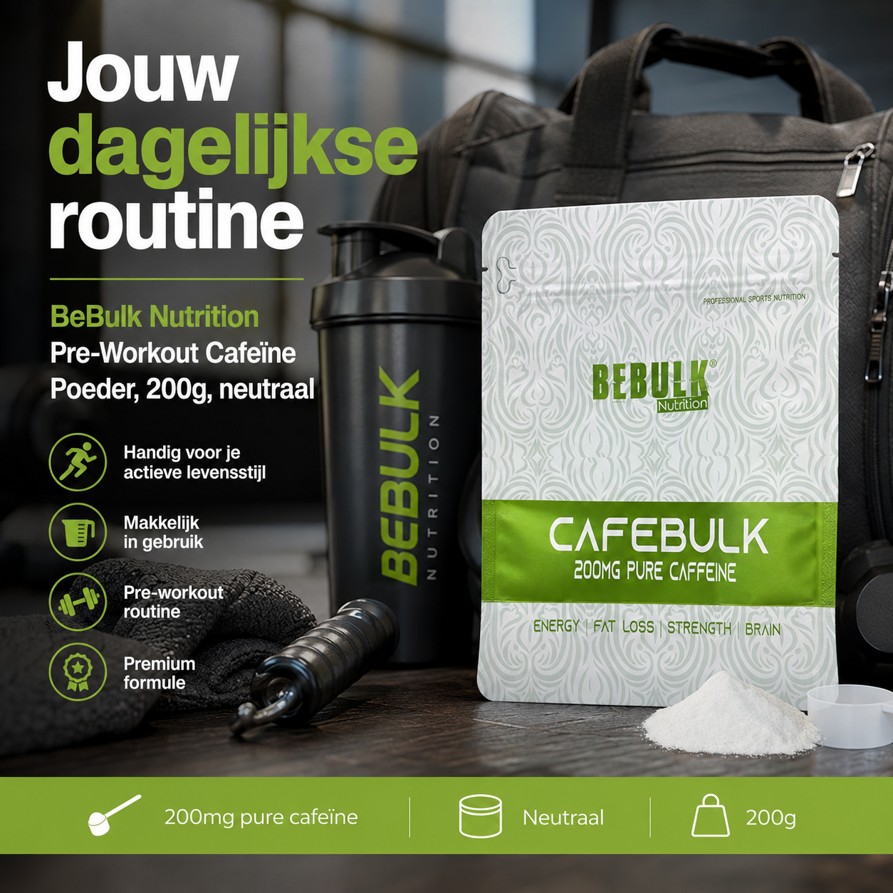 Koffeinpulver - 200g - OstroVit