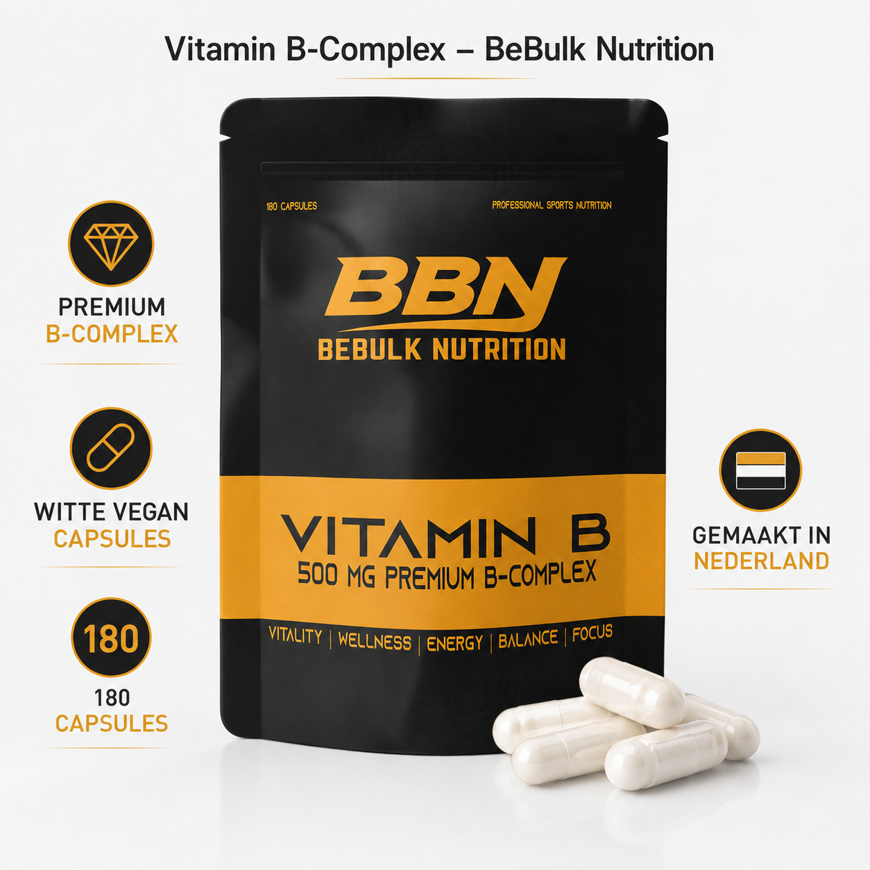 Vitamin-B-Komplex – BeBulk Nutrition