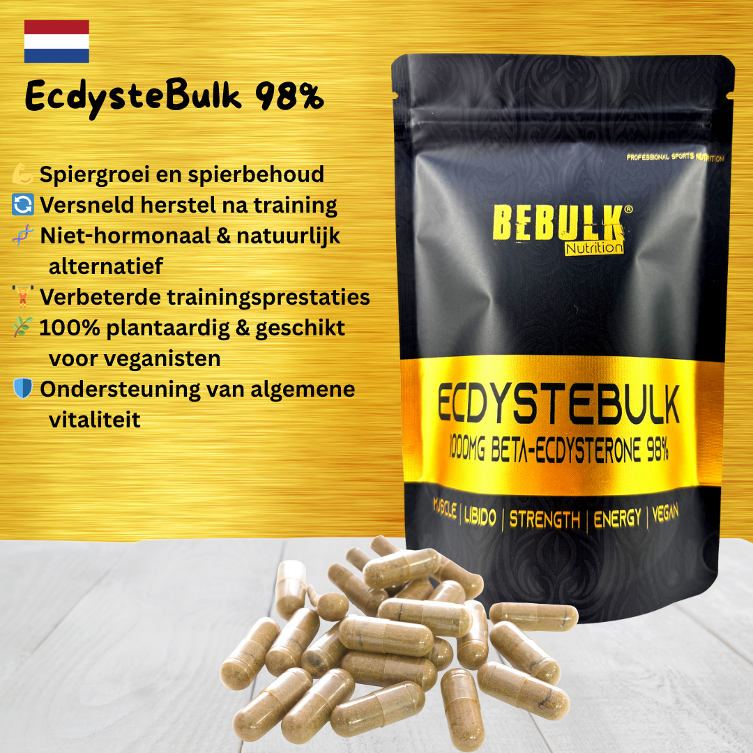 Ecdystebulk - Beta-Ecdysteron 98% - Vegan - BeBulk Nutrition