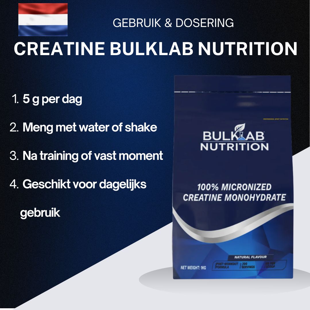 100 % mikronisiertes Kreatinmonohydrat – BulkLab Nutrition