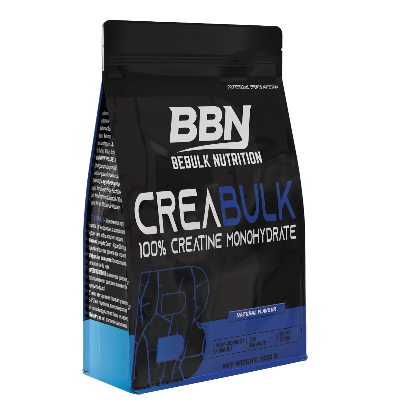 CreaBulk – 100 % mikronisiertes Kreatinmonohydrat – BeBulk Nutrition