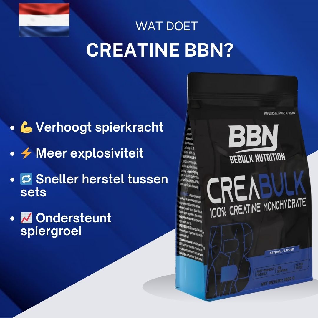 CreaBulk – 100 % mikronisiertes Kreatinmonohydrat – BeBulk Nutrition 