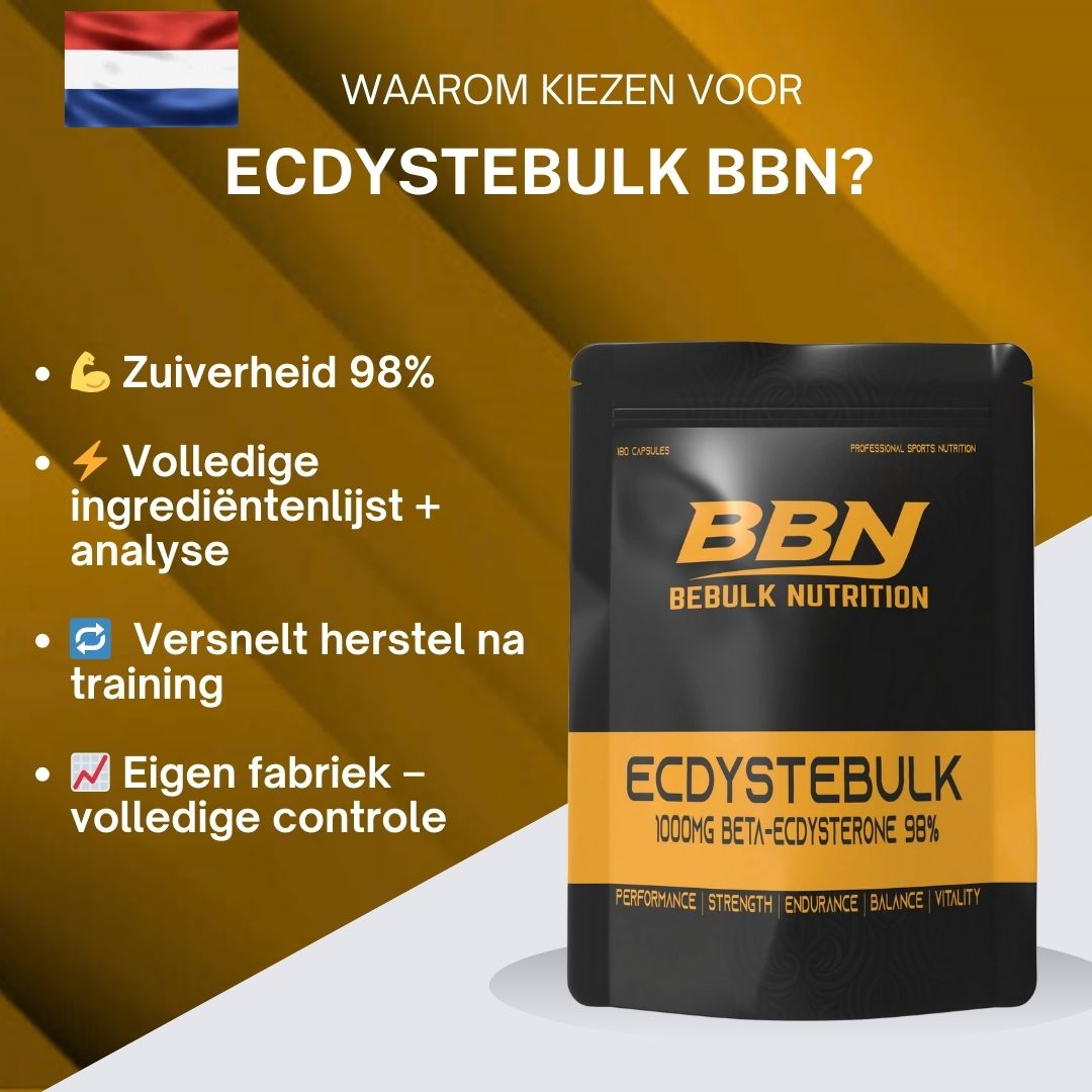 Ecdystebulk – Beta-Ecdysteron 1000 mg 98 % – Kapseln – BeBulk Nutrition 