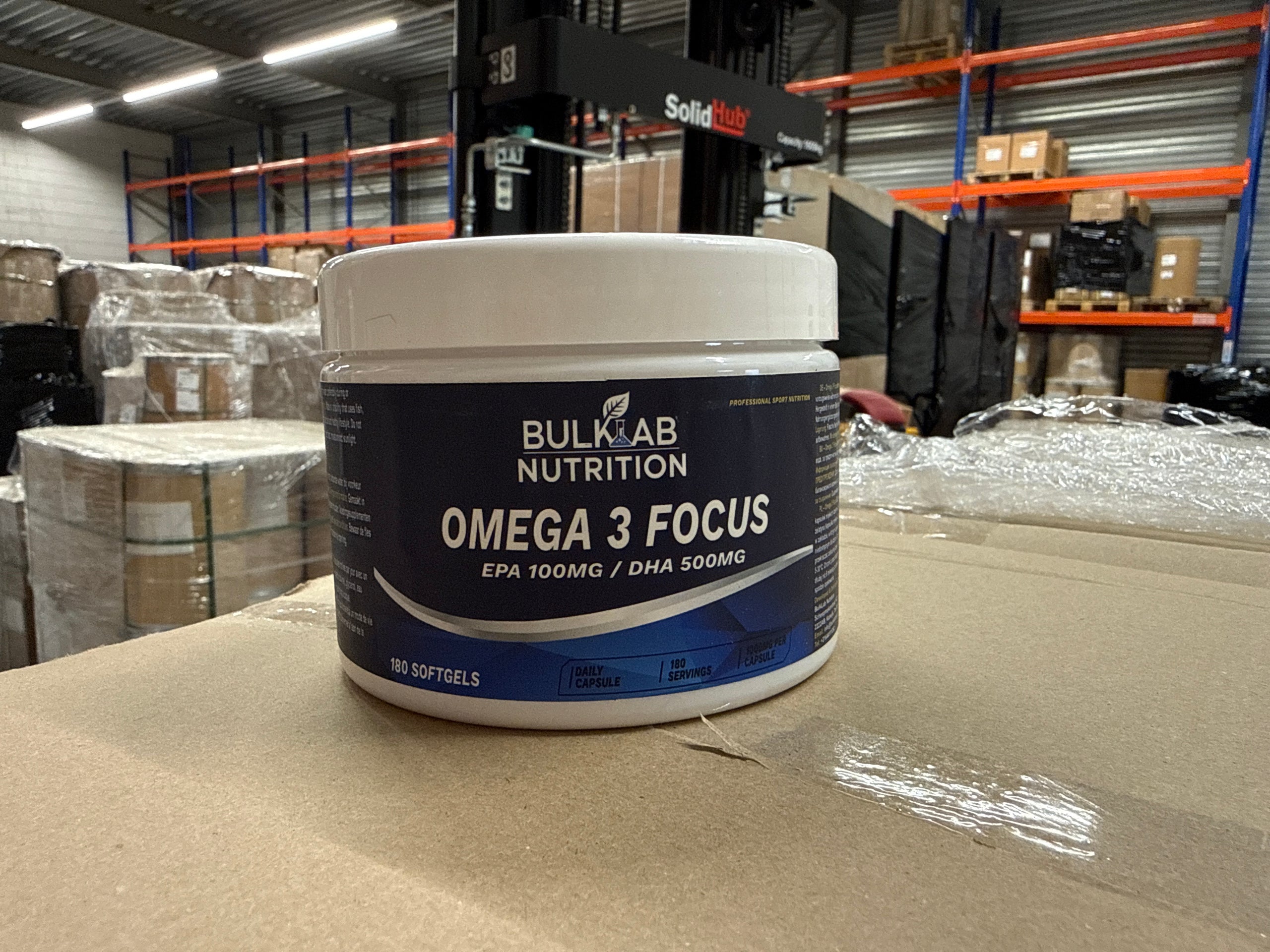 Omega-3-Fokus: EPA 100 mg / DHA 500 mg – BulkLab Nutrition 