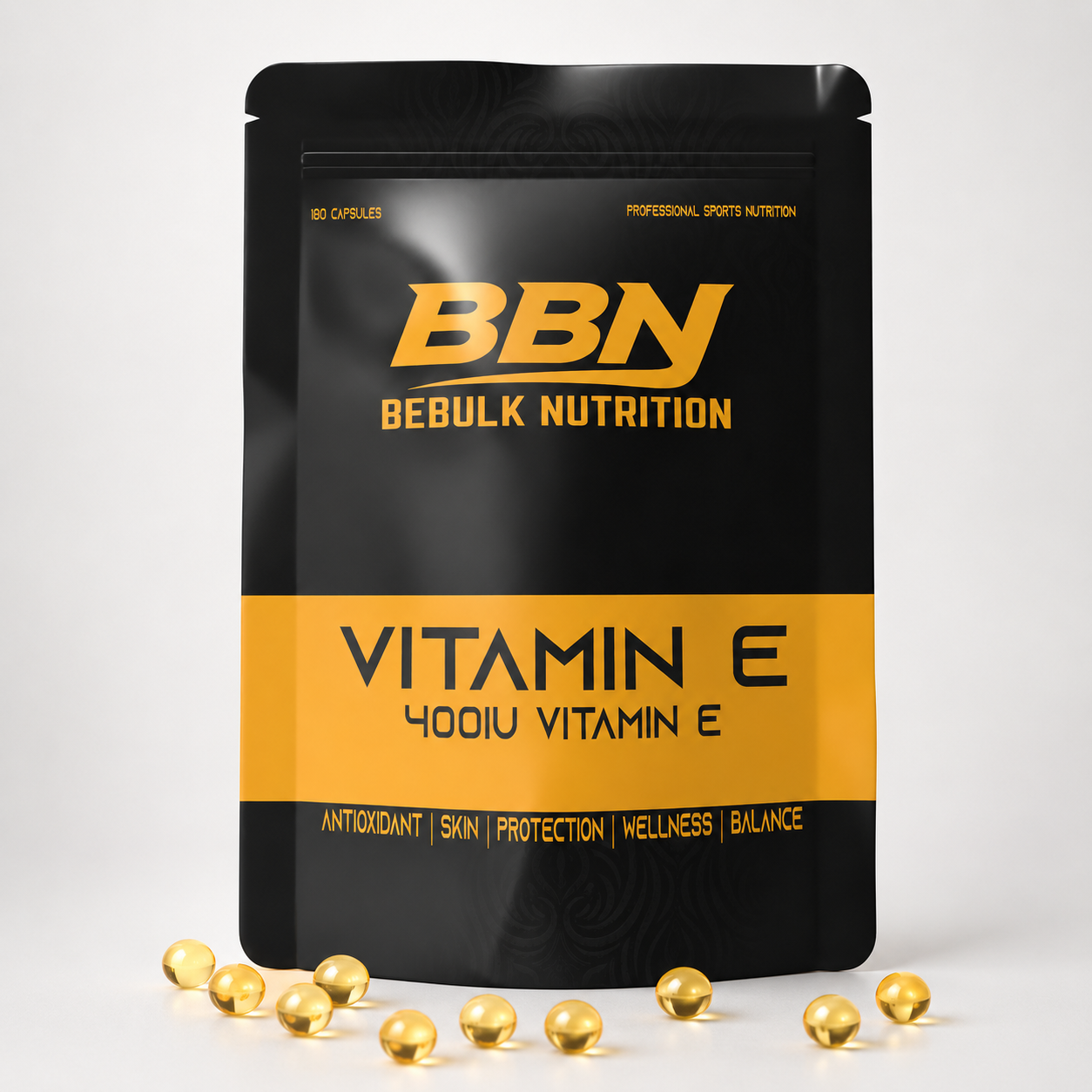 Vitamin E 400 IE – Kapseln – BeBulk Nutrition 
