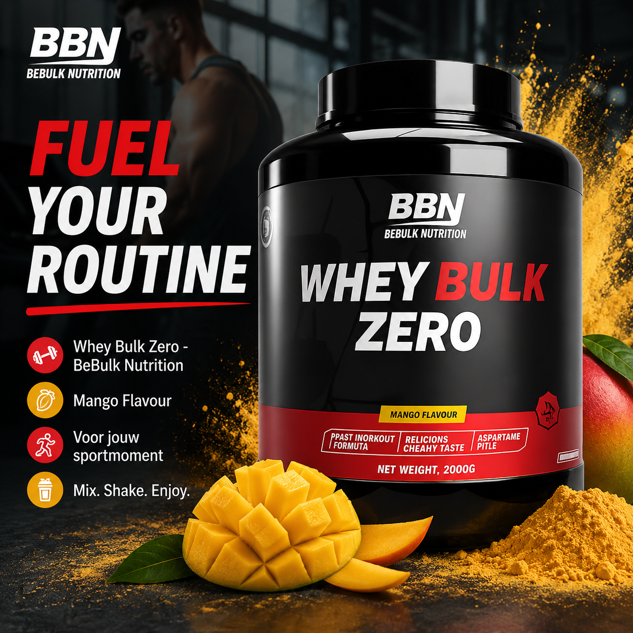 Whey Bulk Zero - BeBulk Nutrition 