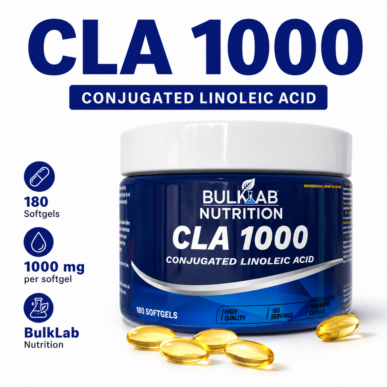 CLA 1000 - BulkLab Nutrition 