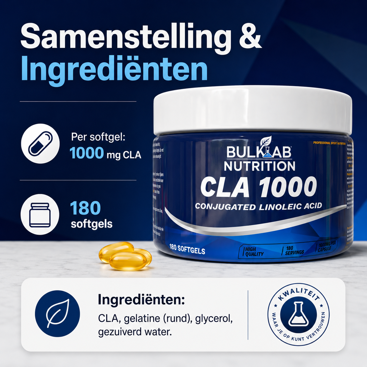 CLA 1000 - BulkLab Nutrition 