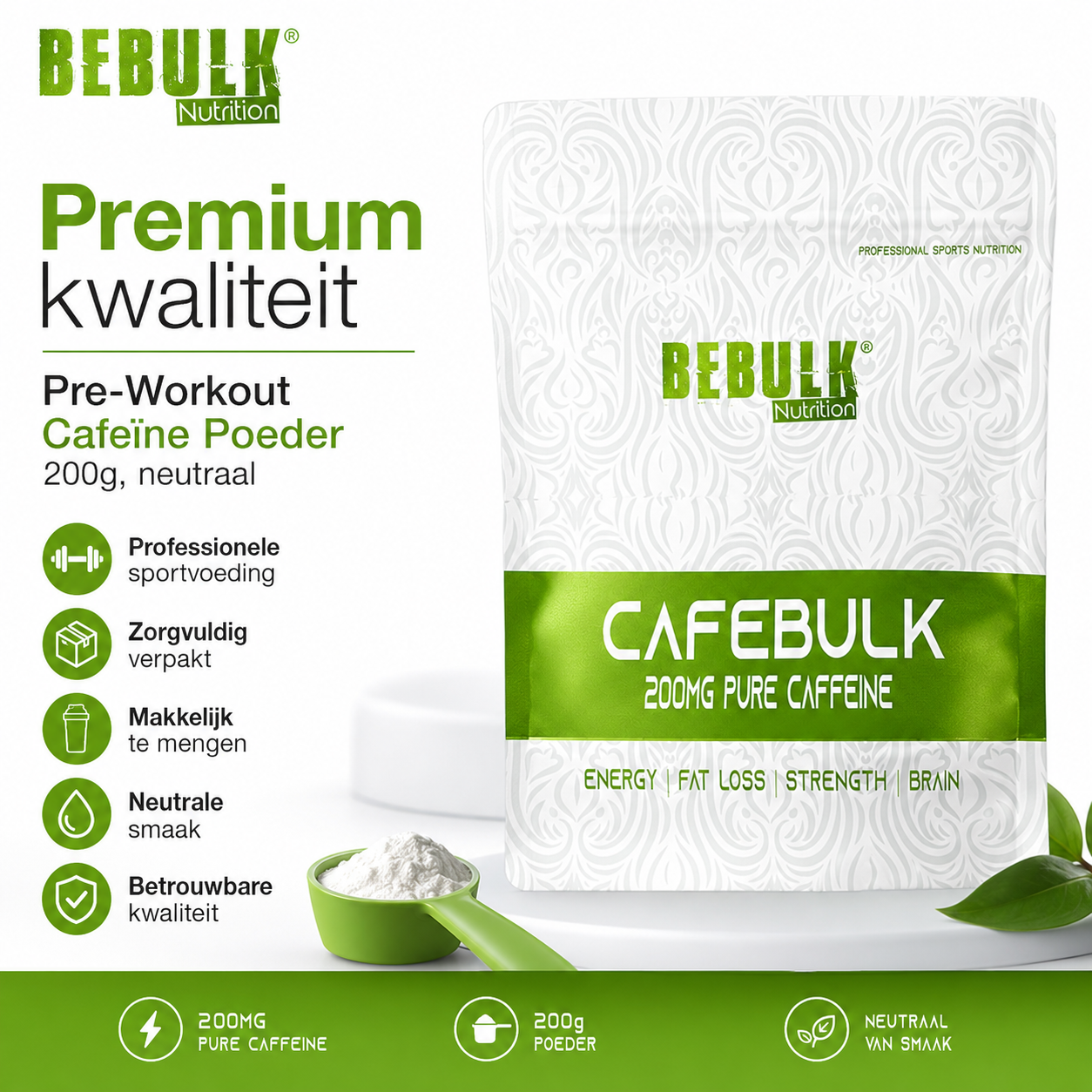 Koffeinpulver - 200g - OstroVit