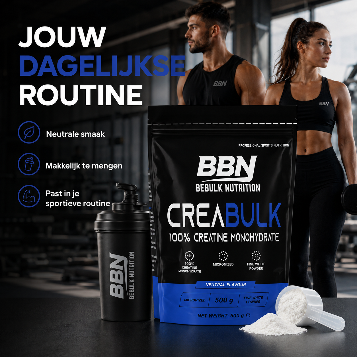 CreaBulk – 100 % mikronisiertes Kreatinmonohydrat – BeBulk Nutrition 