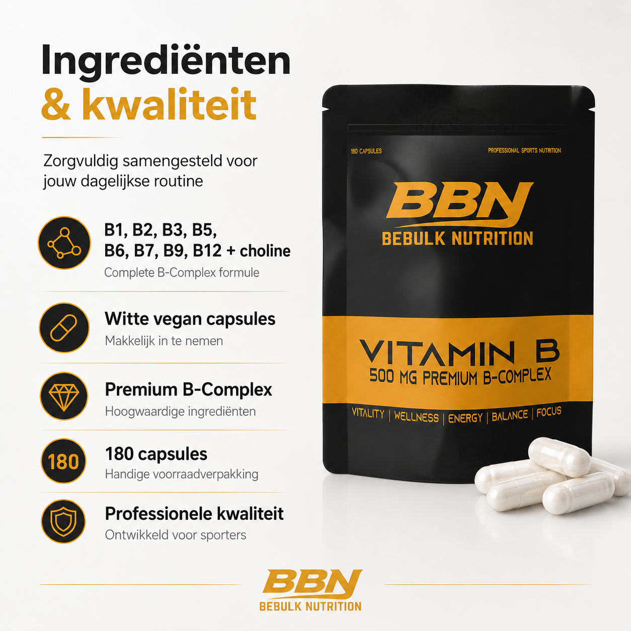 Vitamin-B-Komplex – BeBulk Nutrition 