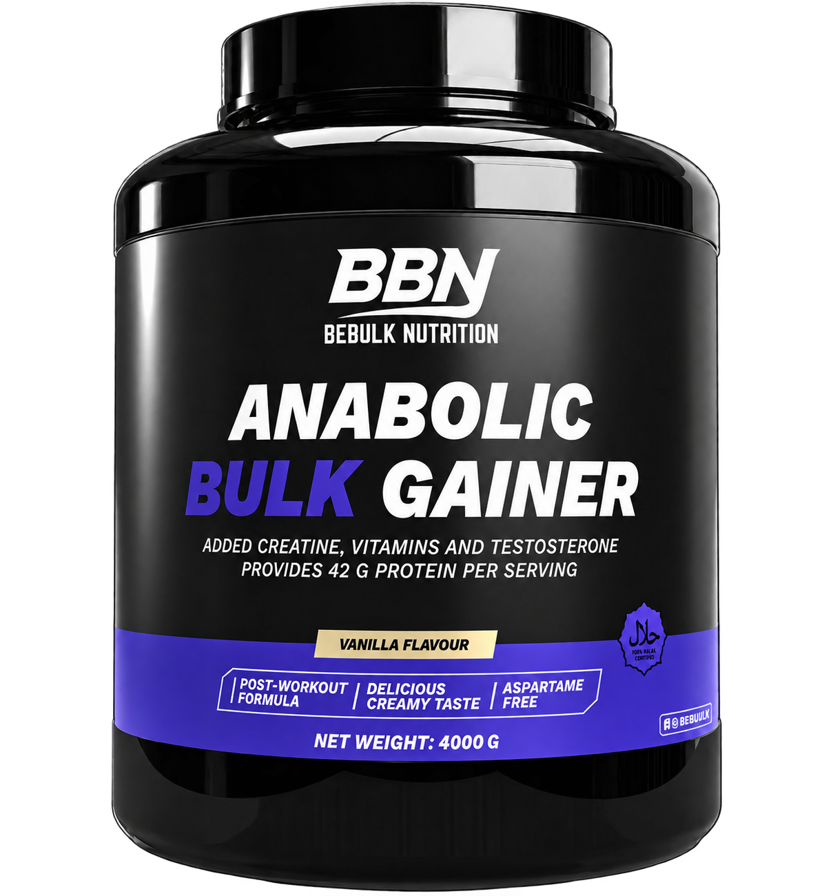 Anaboler Bulk Gainer 4000 g - BeBulk Nutrition